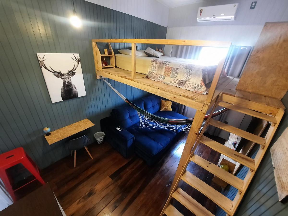 Quarto Mezanino Com Smarttv E Ar Itajai Bagian luar foto